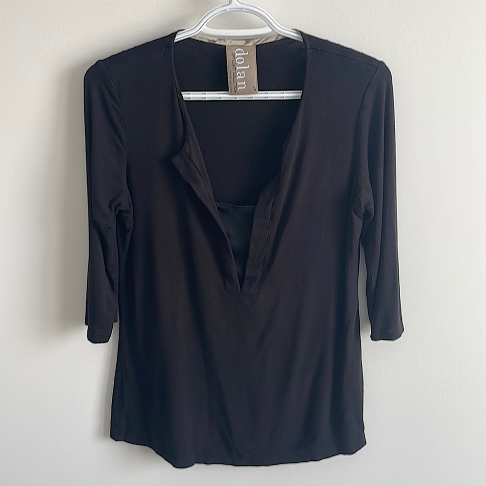 Anthropologie black long sleeve shirt